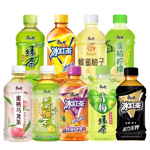 康師傅小瓶裝混合飲料整箱批發(fā) 冰紅茶、茉莉柚茶、青梅綠茶與金桔檸檬的便捷之選